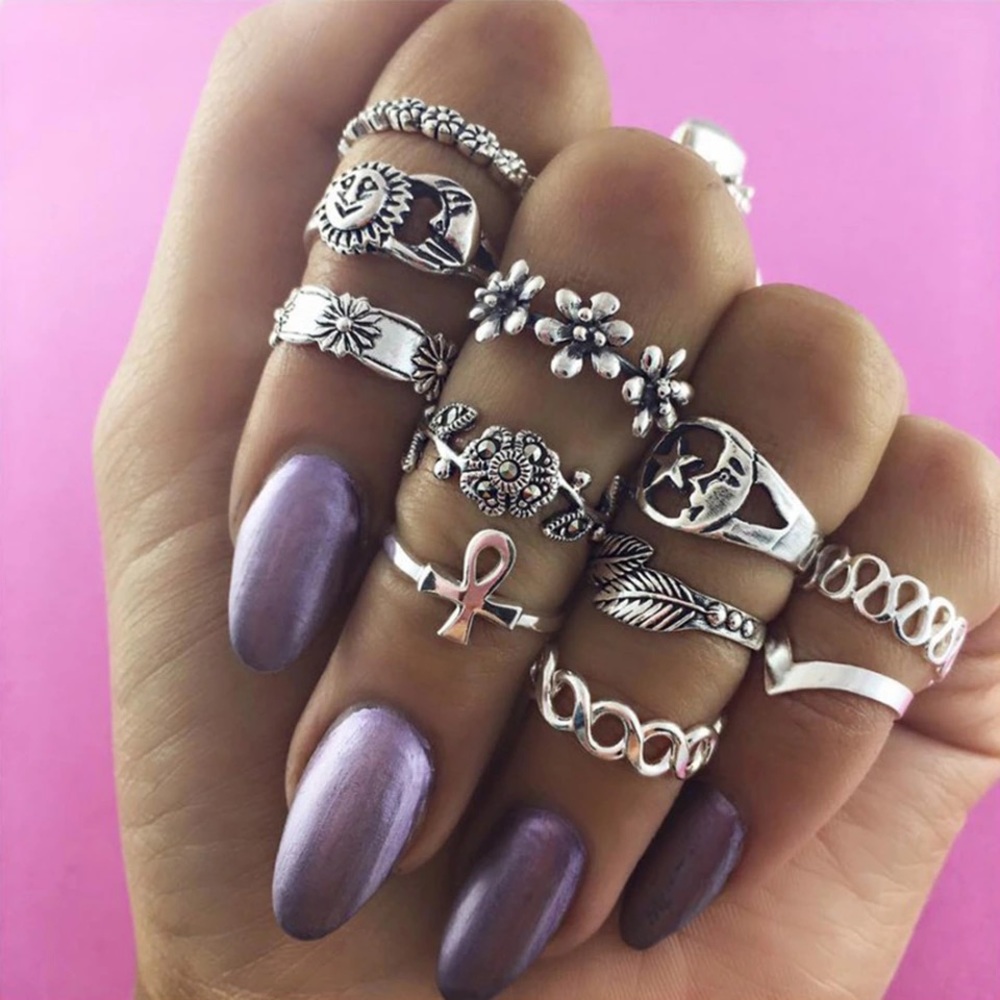 11 pc Boha Rings 💍